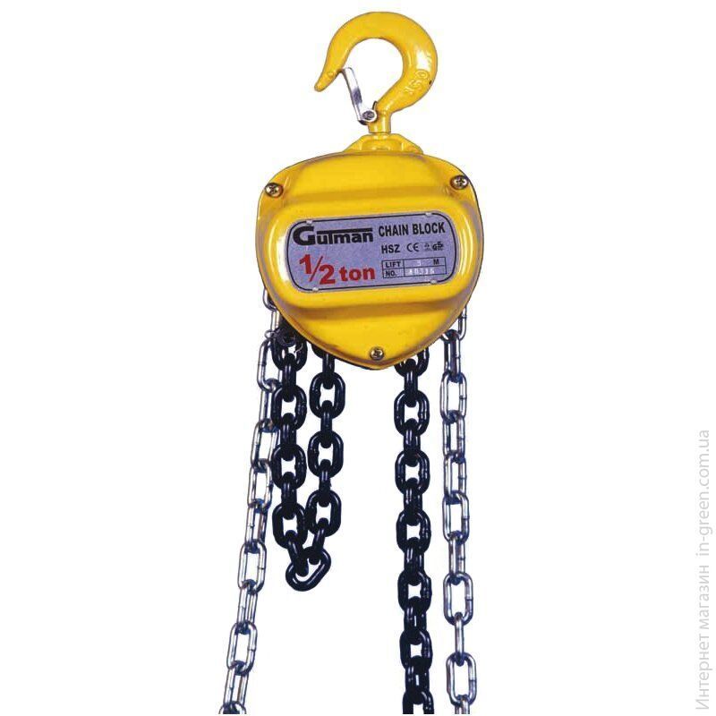 Ручная таль GUTMAN KLE-1000 (10m)