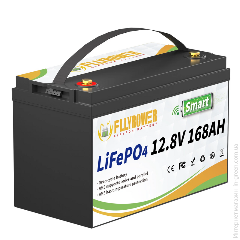 Аккумулятор FLLYROWER LiFePO4 12V/168AH (2160W*h)
