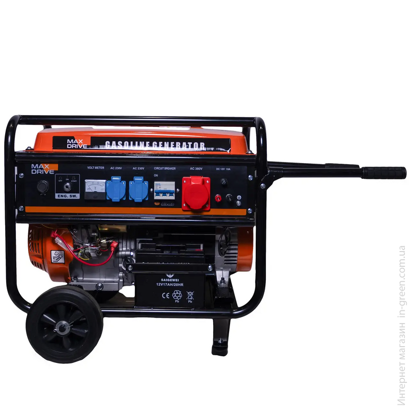 Генератор бензиновий MAX DRIVE MD-7500