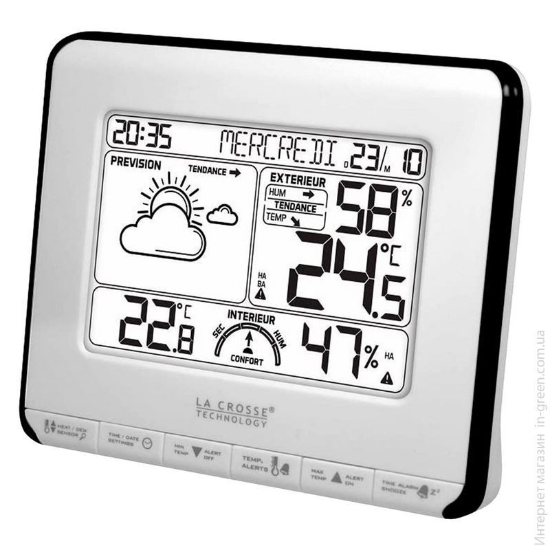 Метеостанция La Crosse WS6818 White/Black