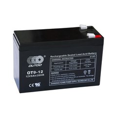 Акумуляторна батарея OUTDO AGM OT 12-9 12V 9Ah (151 х 65 х 100), Q10