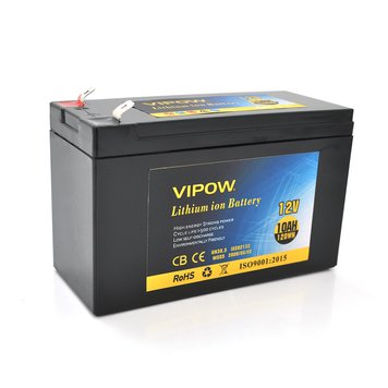 Аккумуляторная батарея литиєва VIPOW 12 V 10A