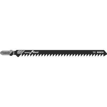 3 лобзиковые пилки BOSCH T 344 D, HCS (2608637944)