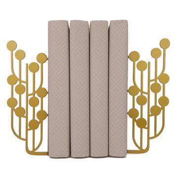 Упоры для книг Glozis Dots Bronze G-057