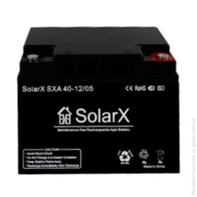 Акумулятор SOLARX SXA 40-12