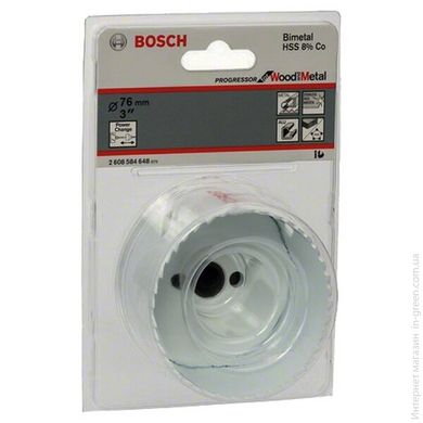 Коронка Progressor 76 мм Bosch ( 2608584648 )