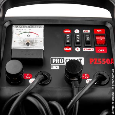 Пуско-зарядний пристрій PRO-CRAFT PZ550A