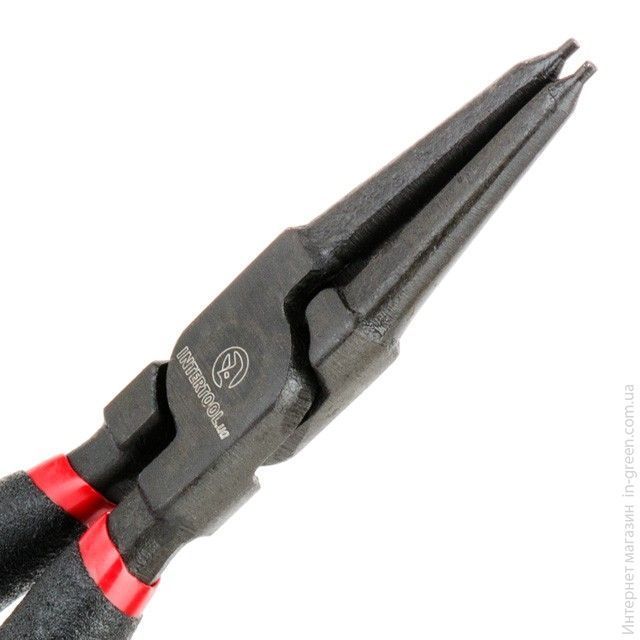 Набор щипцов для снятия и установки стопорных колец INTERTOOL HT-7015