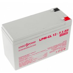 Аккумулятор гелевый LOGICPOWER LPM-GL 12 - 7.5 AH