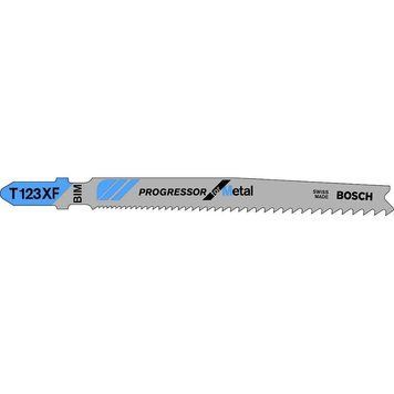 5 лобзиковых пилок BOSCH Т 123 Х, HSS (2608638473)