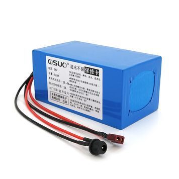 Аккумуляторная литиевая батарея QiSuo 24V 12A DC: 5.5x2.1