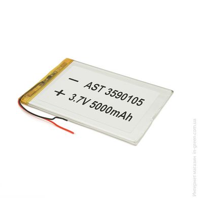 Литий-полимерный аккумулятор 3.5*90*105mm (Li-ion 3.7В 3000мА·ч)