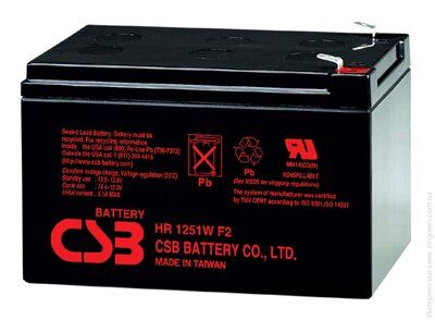 Акумуляторна батарея CSB HR1234W