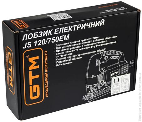 Лобзик GTM JS120/750E