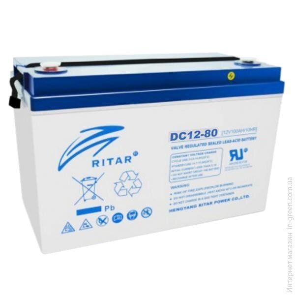 Акумуляторна батарея RITAR AGM DC12-80