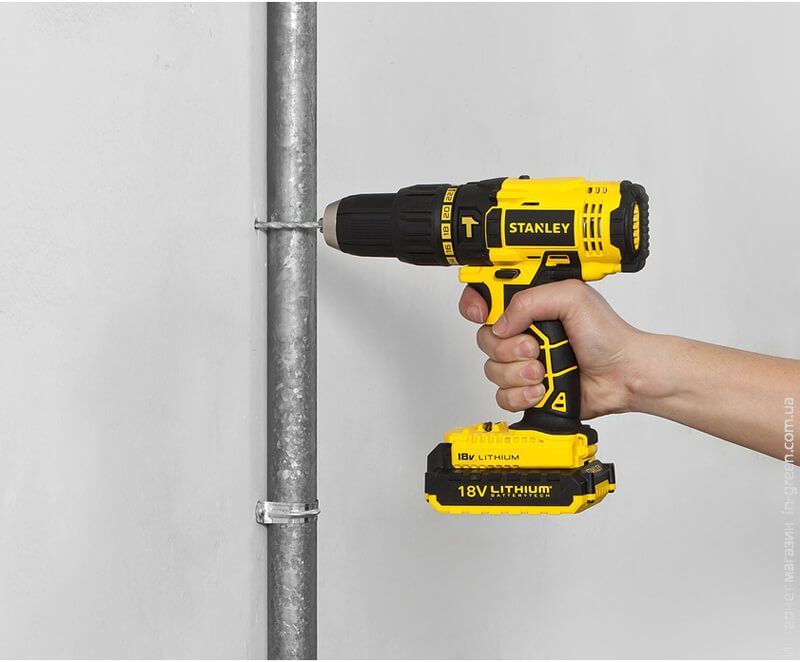 Дрель-шуруповерт ударная STANLEY SCH201D2K