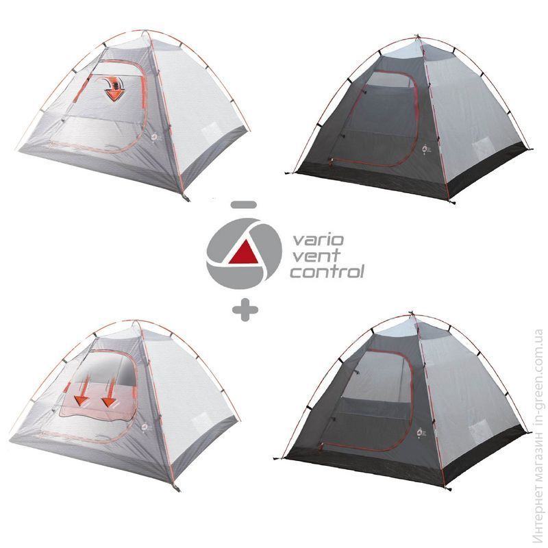 Палатка HIGH PEAK Kira 3.0 Nimbus Grey (10370)