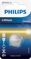 Батарейка Philips літієва CR2032 (CR2032/01B) блистер