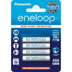 Акумулятор Panasonic Eneloop AAA 750 4BP mAh NI-MH