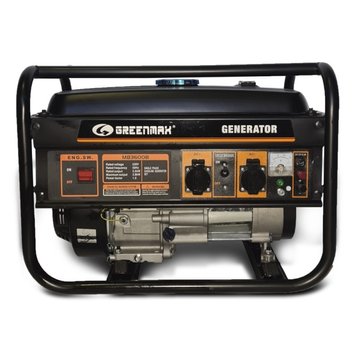 Генератор бензиновый GREENMAX MB3600B с ручным запуском