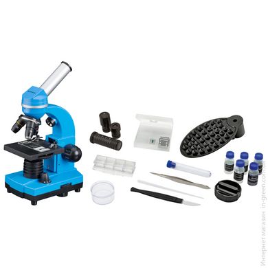 Микроскоп BRESSER Biolux SEL 40x-1600x Blue + смартфон-адаптер (8855600WXH000)
