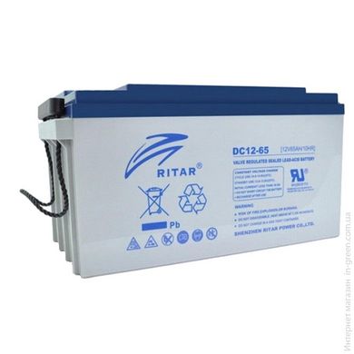 Аккумуляторная батарея RITAR AGM DC12-65