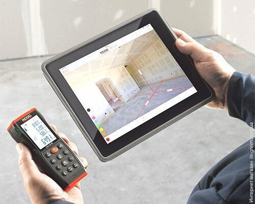 Профессиональный лазерный дальномер RIDGID micro LM-400