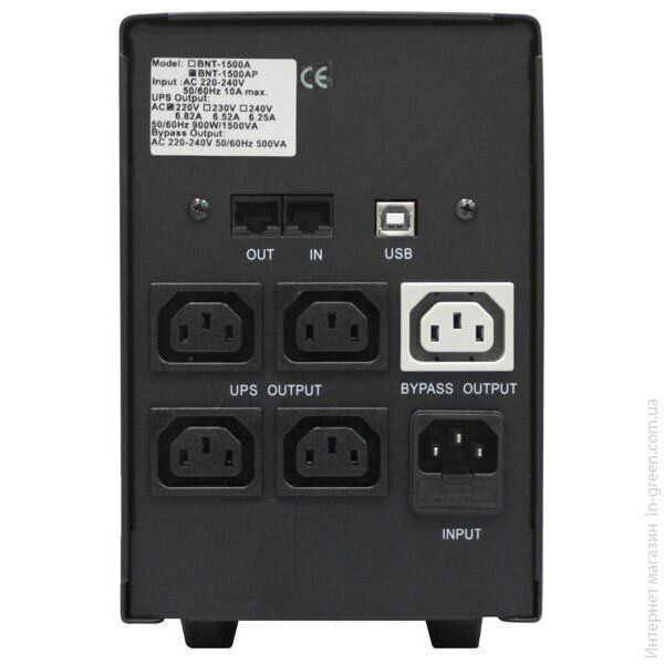 Джерело безперебійного живлення (ДБЖ) POWERCOM BNT-1500AP USB