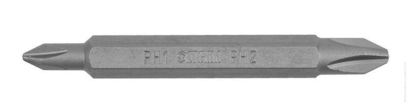 Набір біт Ph1-Ph2x65мм 10шт S2 Chrome ( стрічка )