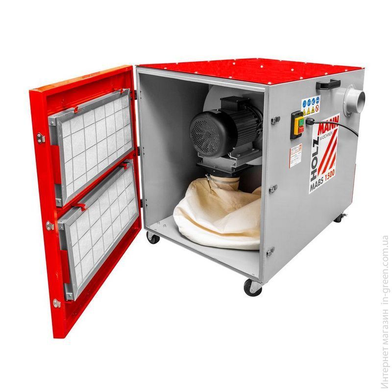 Промисловий пилосос для металевої стружки Holzmann MABS 1500 (400V)