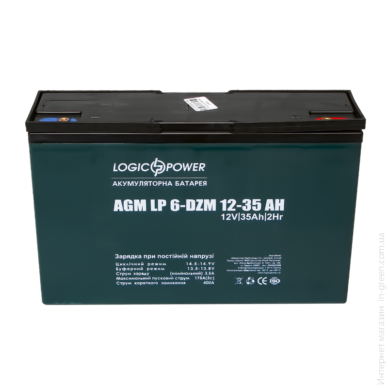 Тяговый свинцово-кислотный аккумулятор LP 6-DZM-35 Ah