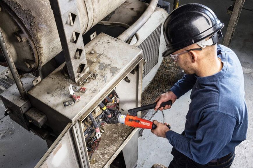 Ручной гидравлический обжимной инструмент RIDGID RE 60-MLR + AL DIN 16-240