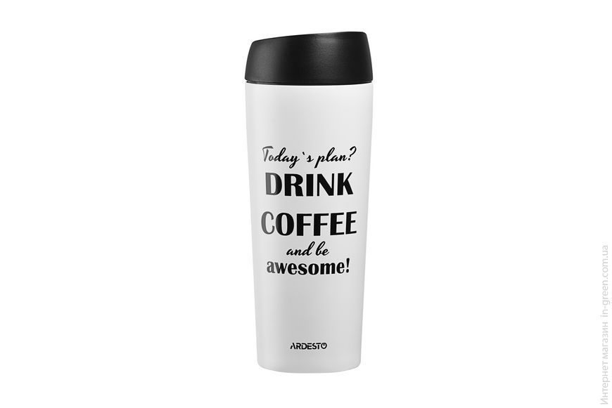 Термочашка ARDESTO Coffee time Awesome 450 мл (AR2645DMW)