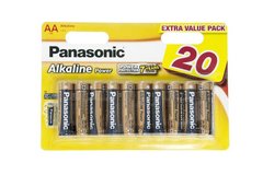 Батарейка Panasonic ALKALINE POWER AA BLI 20