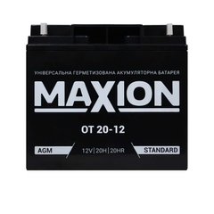 Акумуляторна батарея MAXION AGM OT 20-12 12V 20Ah