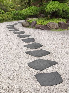 Декор для доріжок для саду MultyHome 55016 45х53 см, сірий, "камінь"