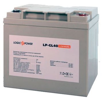 Гелевый аккумулятор LOGICPOWER LPM-GL 12-40 AH