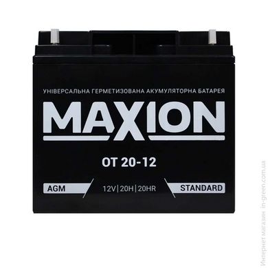 Аккумуляторная батарея MAXION AGM OT 20-12 12V 20Ah