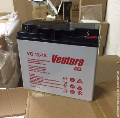 Гелевый аккумулятор VENTURA VG 12-18 GEL