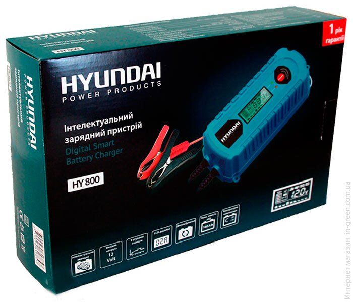 Зарядное устройство HYUNDAI HY800 ЦЕНА 1 959  Купить с доставкой .