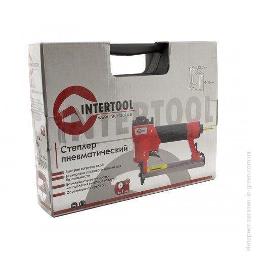 Степлер пневматичний INTERTOOL PT-1610
