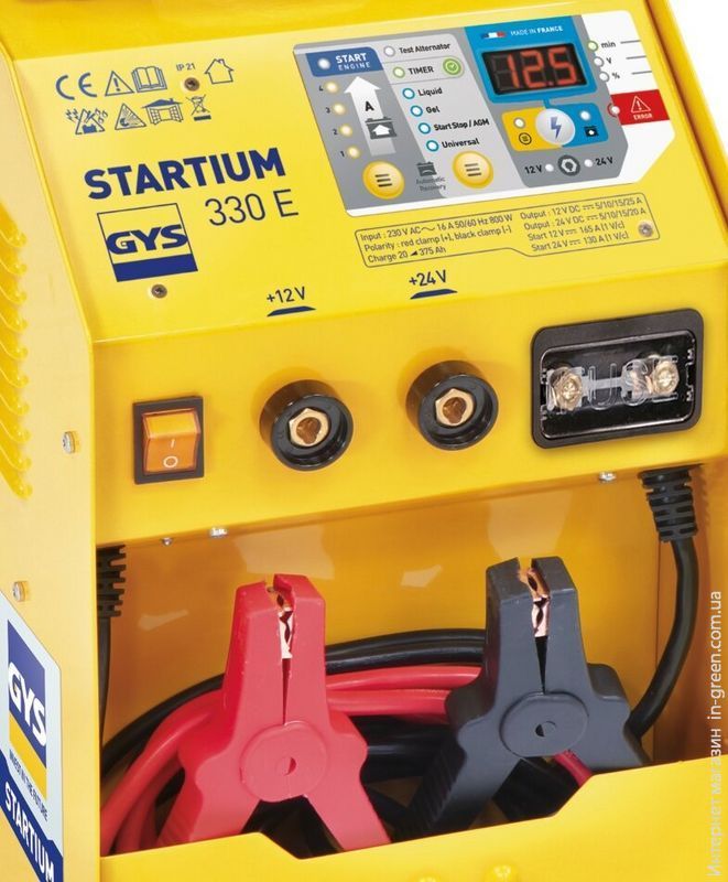 Пуско-зарядное устройство GYS STARTium 330E - 12/24 V