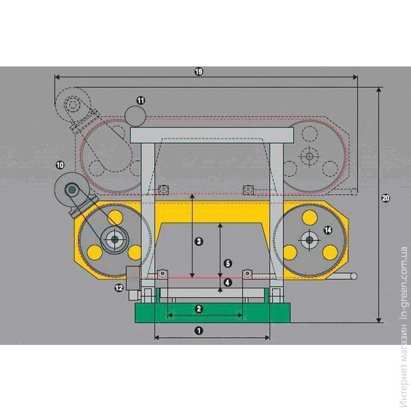 Ленточная пилорама BBS550_400V