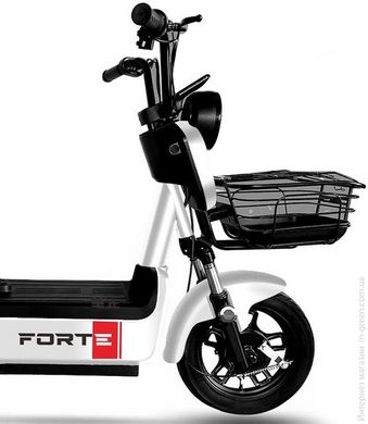 Велоскутер аккумуляторный FORTE LUCKY белый (+Аккумулятор 12V15A/12А 4шт)