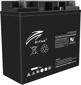 Аккумуляторная батарея AGM RITAR RT12180В 12V 18Ah