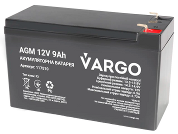 Акумуляторна батарея VARGO 12-9F2