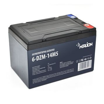 Тягова акумуляторна батарея AGM MERLION 6-DZM-14, 12V 14Ah M5 Q3