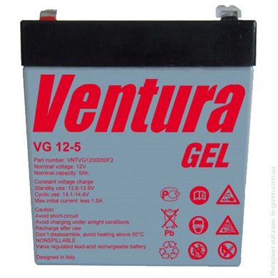 Гелевый аккумулятор Ventura VG 12-5 GEL