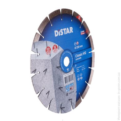 Distar Круг алмазний відрізний Distar 1A1RSS / C3-W 232x2,4 / 1,6х12x22,23-16 Classic H12 (12315011018)