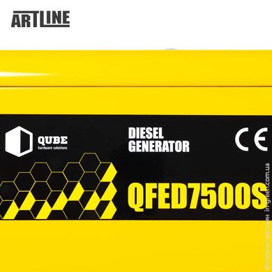 Генератор дизельний QUBE QFED7500S